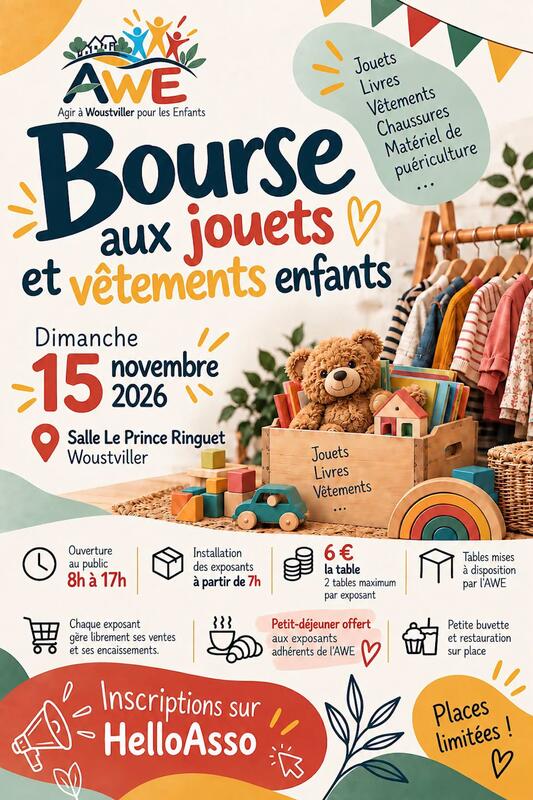 Bourse aux jouets - puériculture