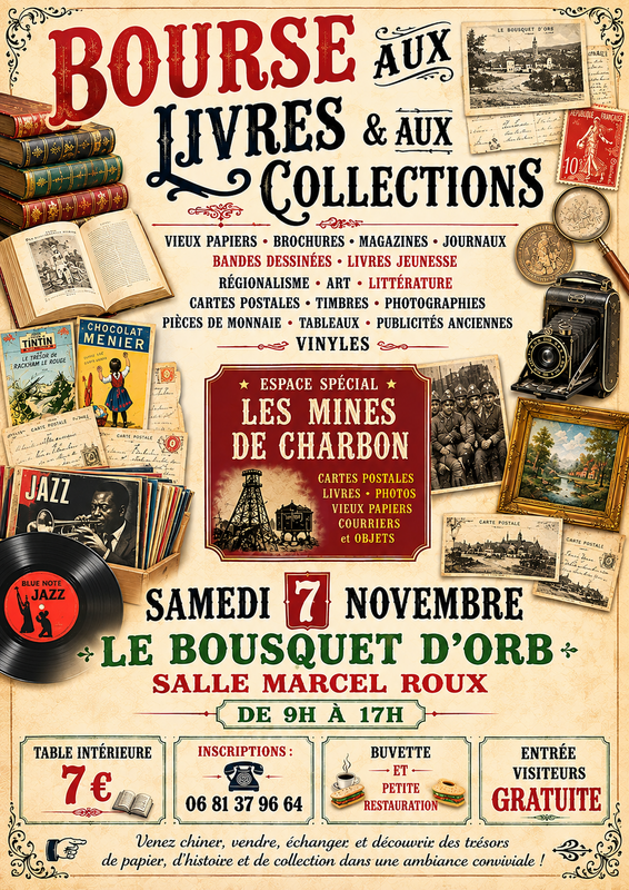 Bourse aux livres et aux collections