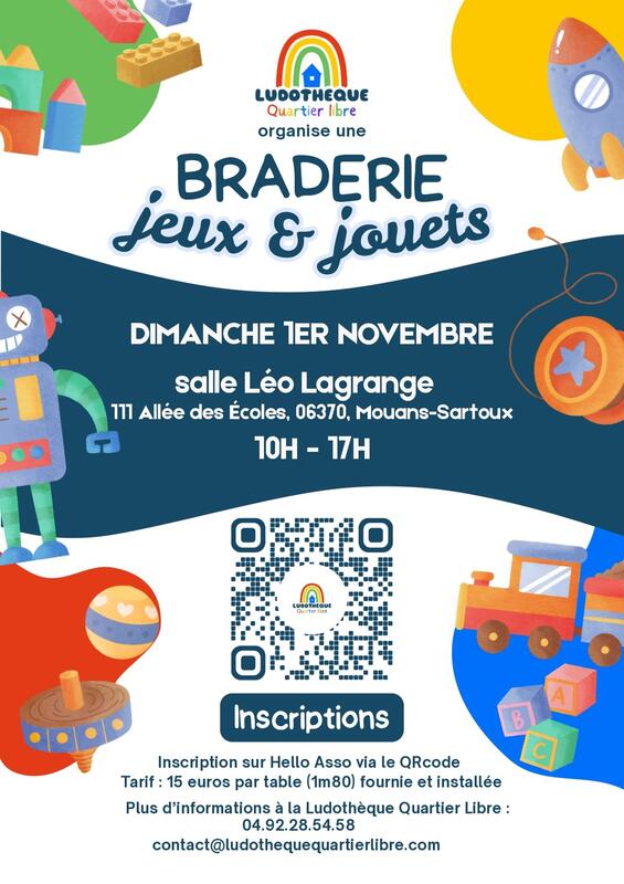 Braderie jeux et jouets