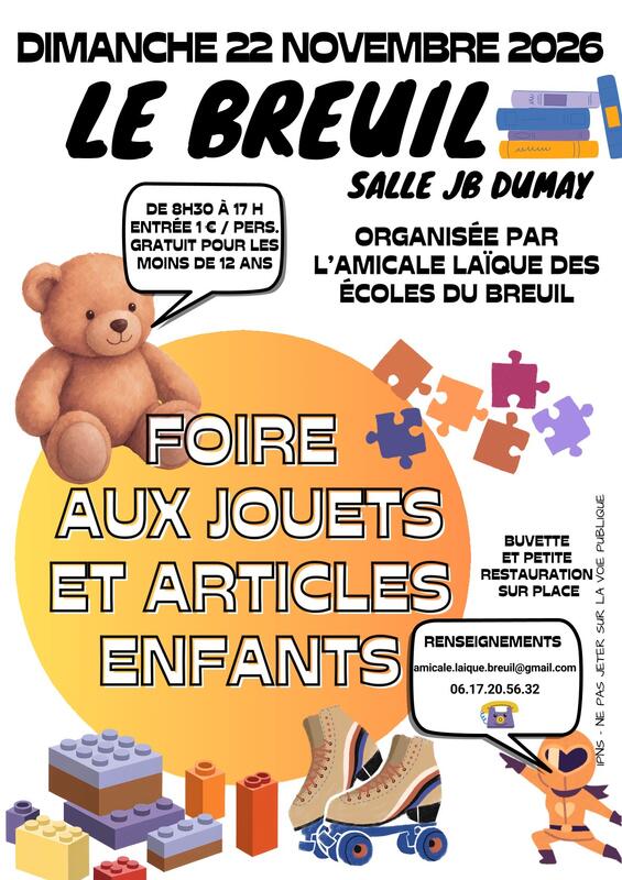 Foire aux jouets et articles enfants