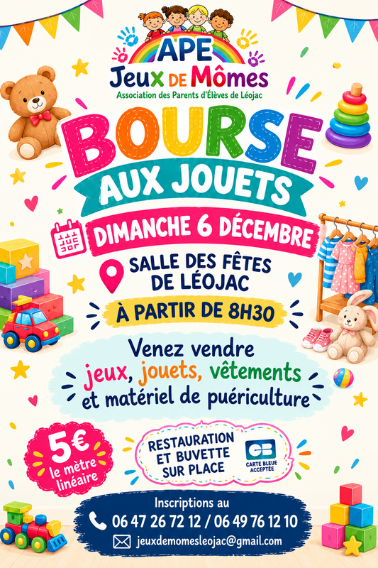 Bourse aux jouets