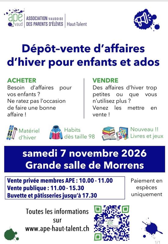 Bourse affaires d’hiver
