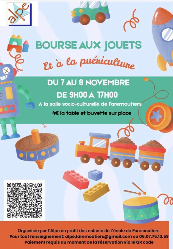 Bourse aux jouets - puériculture