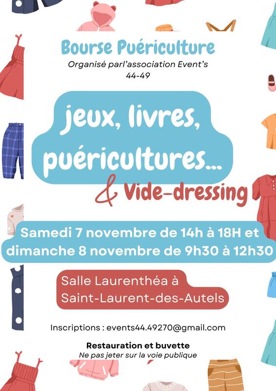 Bourse puériculture - vide dressing