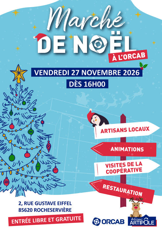 Marché de noël orcab artisans artipôle