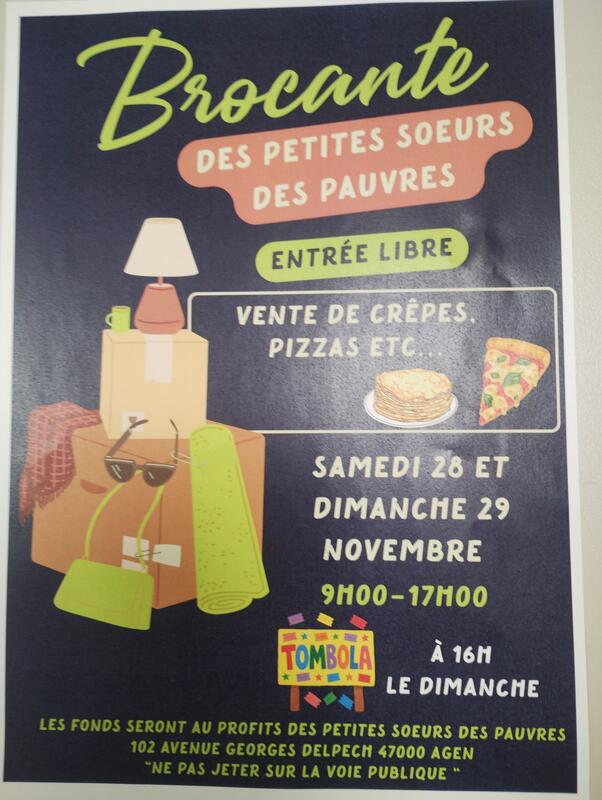 Brocante des petites sœurs des pauvres