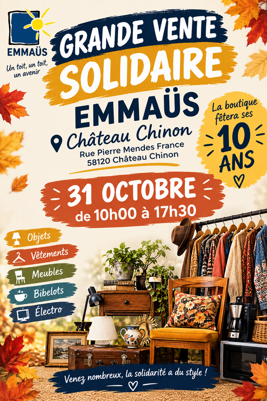 Vente solidaire emmaüs