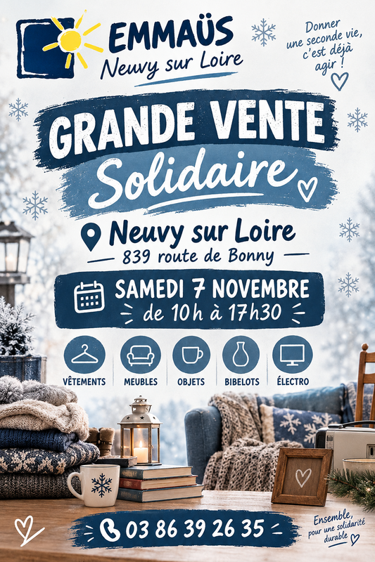 Vente solidaire emmaüs