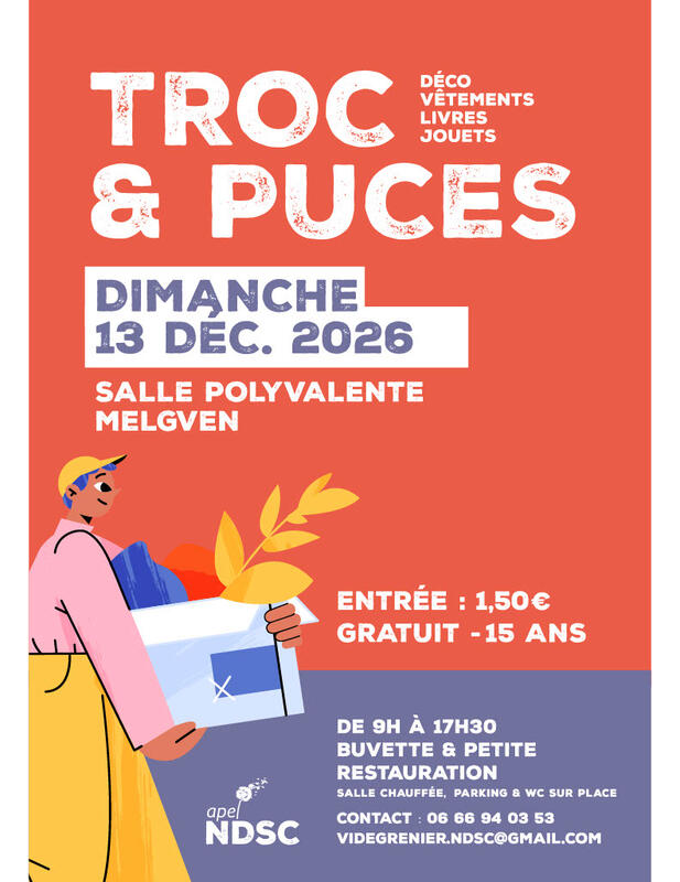 Troc et puces de l'école notre dame du sacré cœur