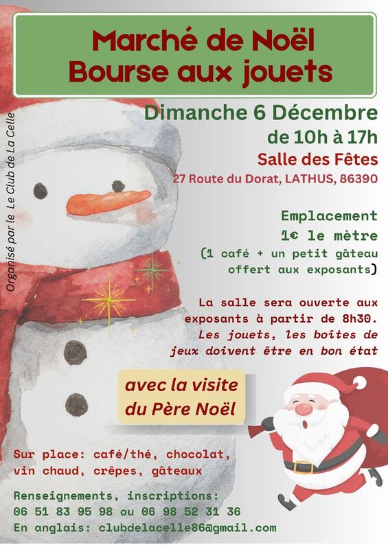 Marché de noël - bourse aux jouets