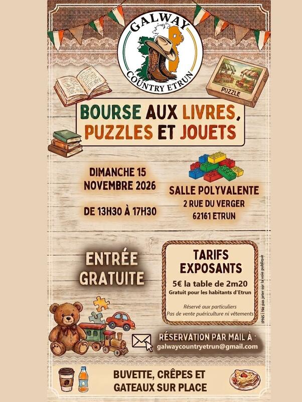 Bourse aux livres - jouets - puzzles