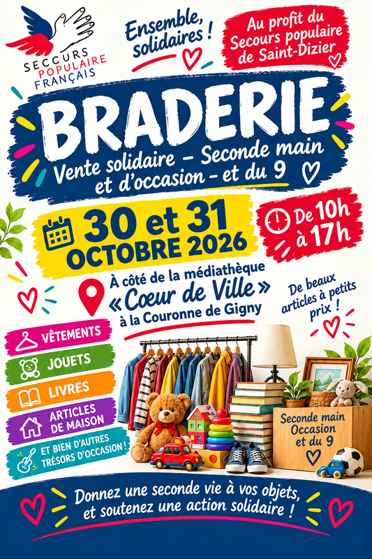 Braderie du secours populaire français