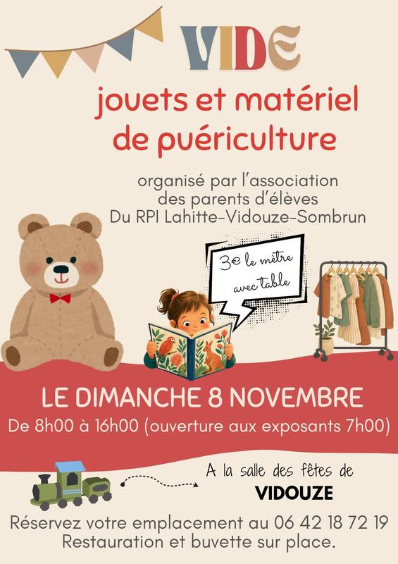 Bourse aux jouets - puériculture