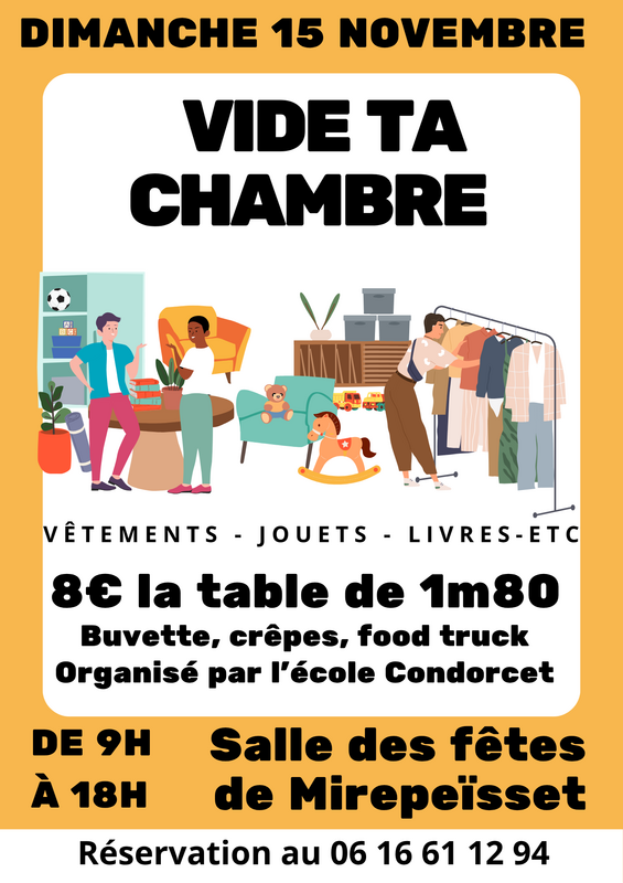 Vide ta chambre