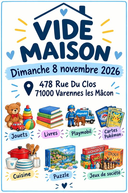 Vide-maison à varennes-les-mâcon
