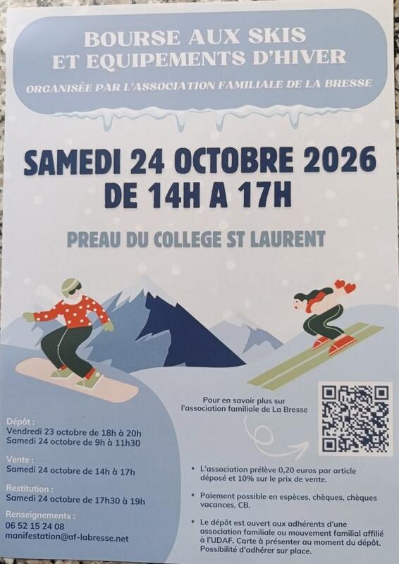 Bourse aux skis et aux équipements d'hiver