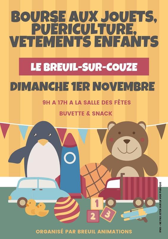 Bourse aux jouets, puériculture et vêtements enfants