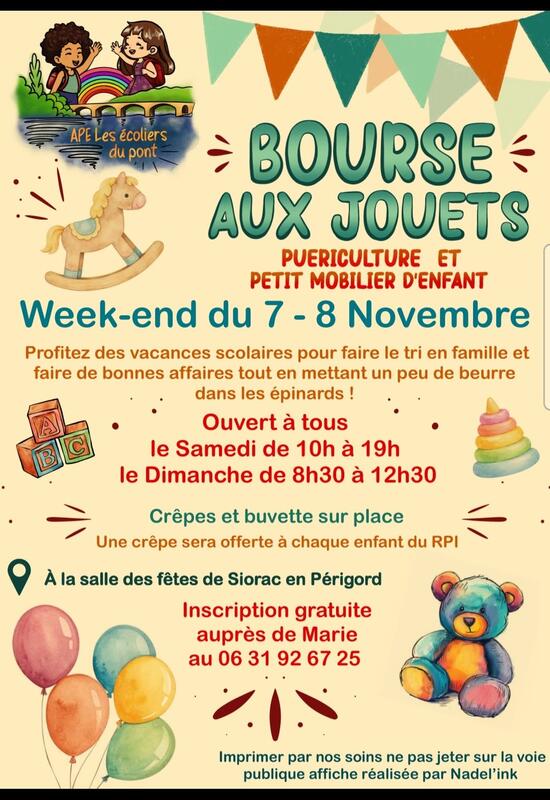 Bourse aux jouets