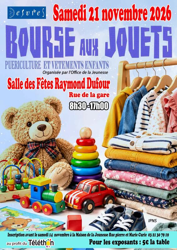 Bourse aux jouets - puériculture - vêtements enfants