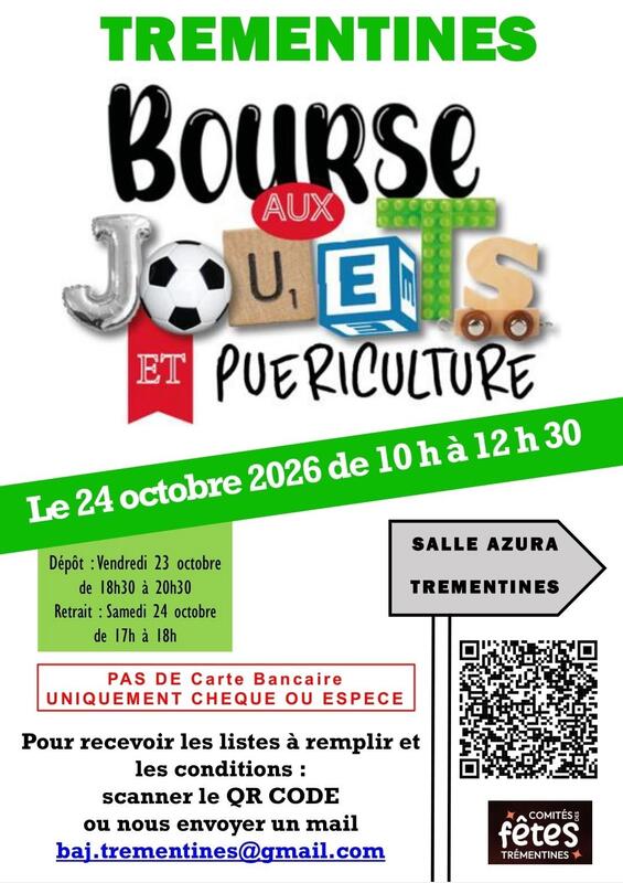 Bourse aux jouets et puériculture