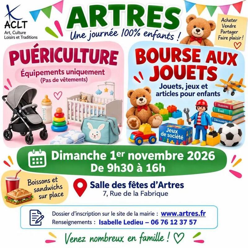 Bourse puériculture et jouets