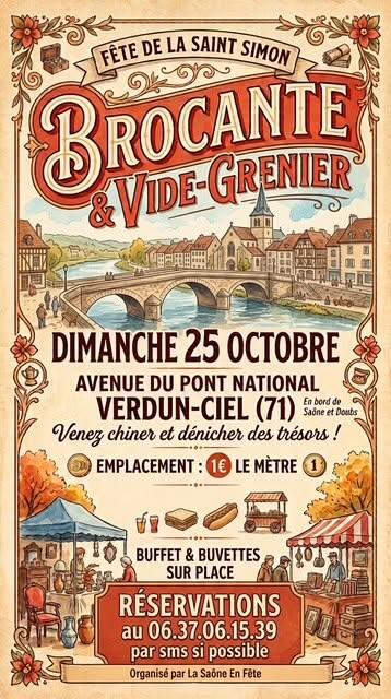 Vide grenier - foire de la st simon