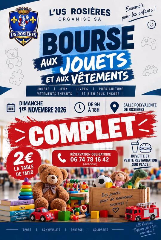 Bourse aux jouets et aux vêtements