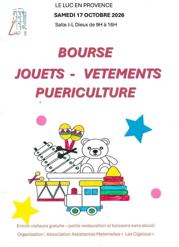 Bourse aux jouets, puériculture et vêtements
