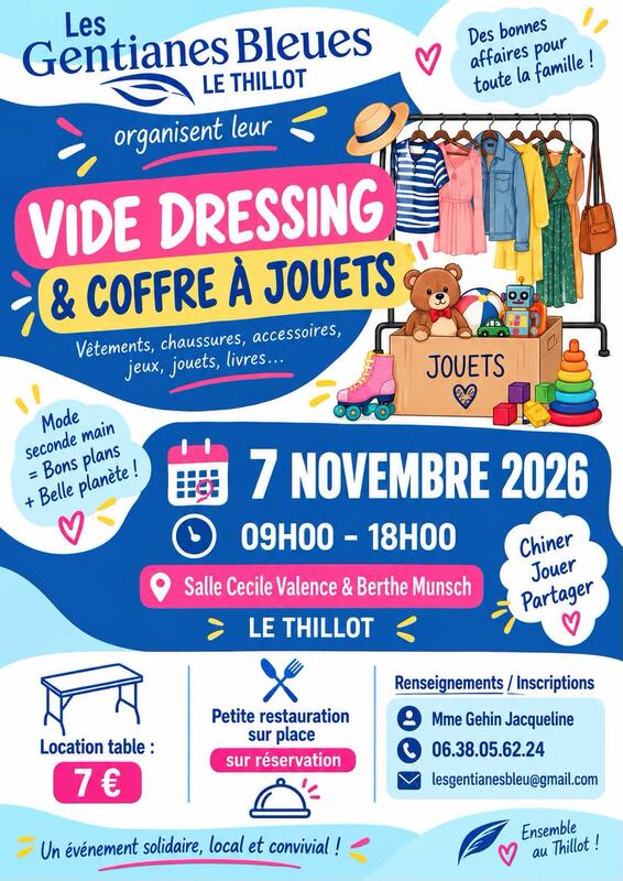 Vide dressing et coffre à jouets
