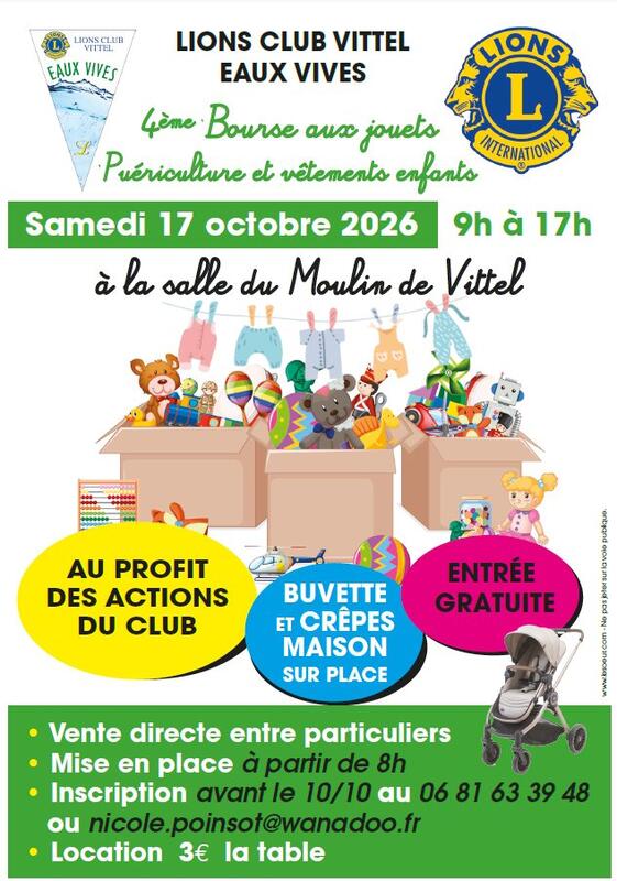 Bourse aux jouets, puériculture et vêtements enfants