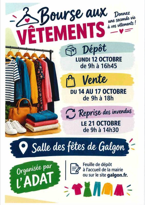 Bourse aux vêtements de l'A.D.A.T.