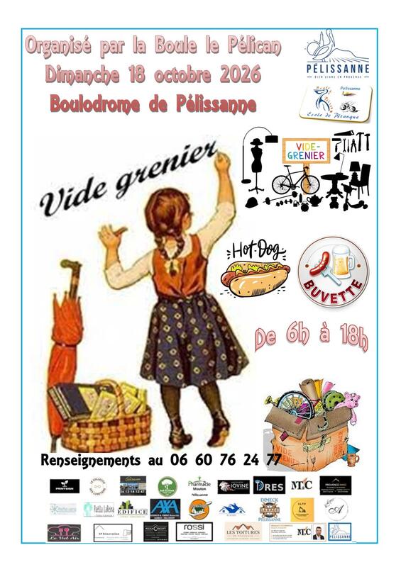 Vide grenier de la boule le pélican