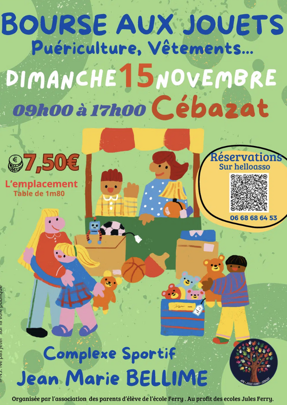 Bourse aux jouets - vêtements - puériculture