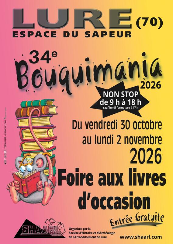 34ème bouquimania - foire aux livres