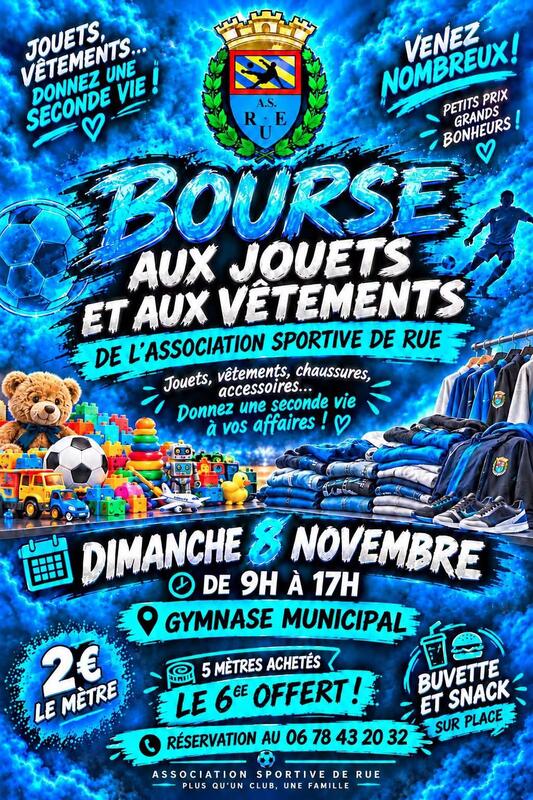 Bourse aux jouets et vêtements