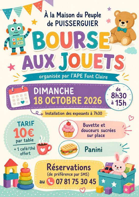 Bourse aux jouets